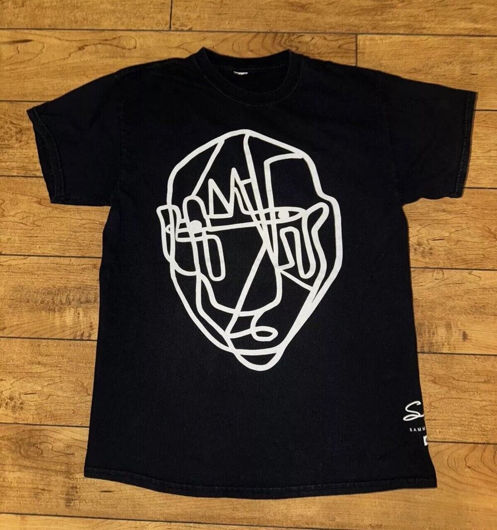 Globe Skateboarding Sammy Montano Promo T-Shirt Black Medium 18x25.5